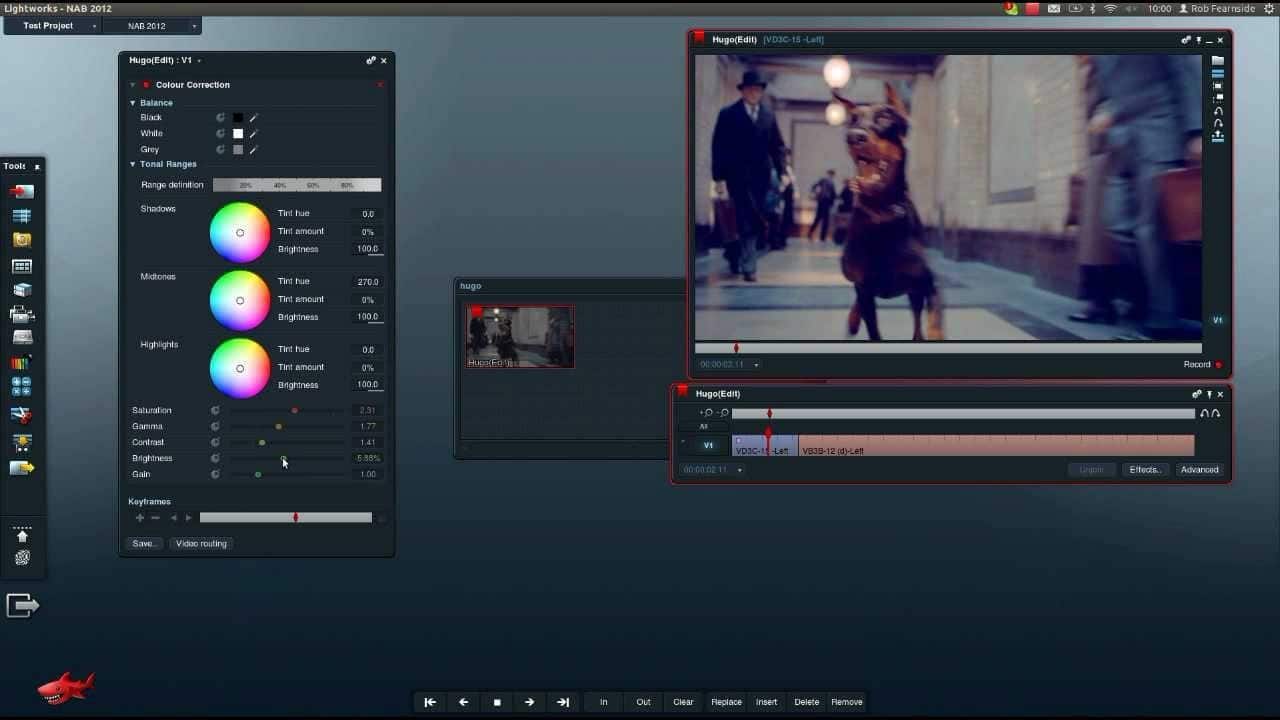 Lightworks: Free video editing software